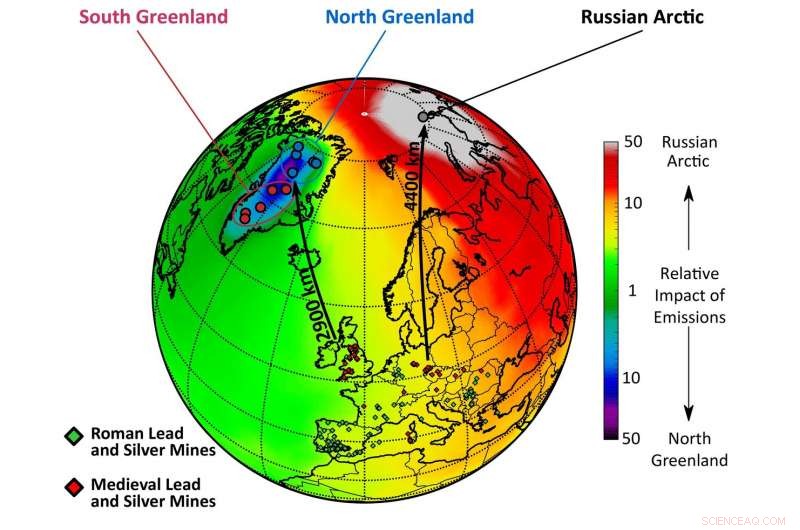 Arctic Ice Reveals 1,500 Years of Lead Pollution and the Economic Toll of Wars and Plagues