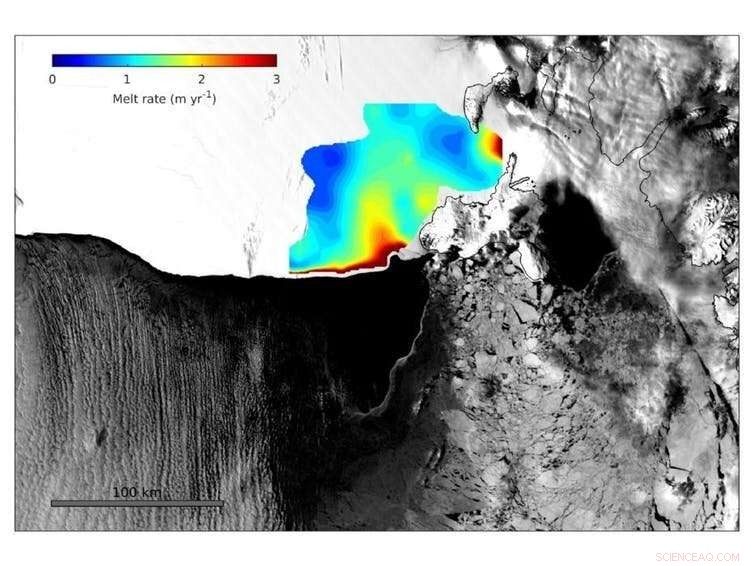 Solar Heat Accelerates Rapid Melting of Antarctica s Largest Ice Shelf