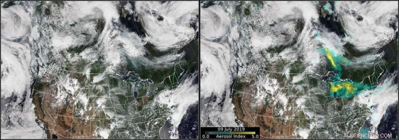 Canadian Wildfire Smoke Enters U.S. Airspace, Impacting Great Lakes Region