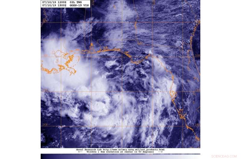 Satellite Analysis Tracks the Developing Potential Tropical Cyclone Two in the Gulf