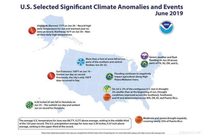 U.S. Records Third Consecutive Wettest 12‑Month Period