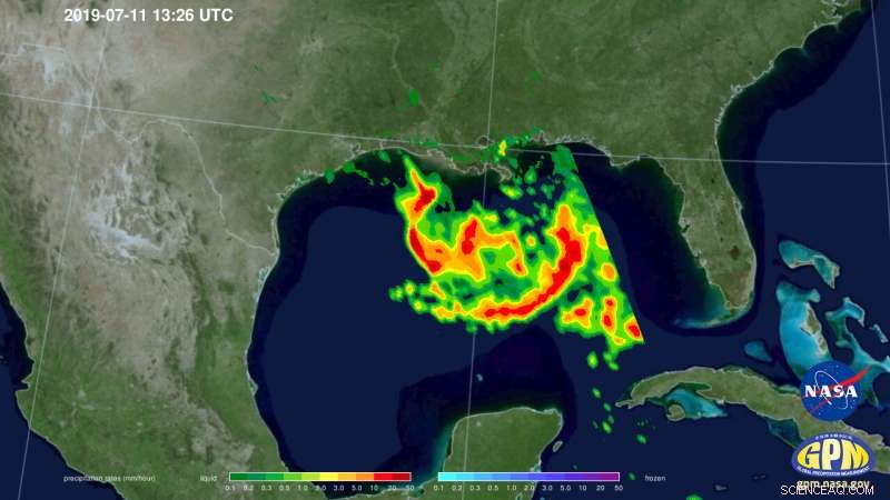 GPM Satellite Delivers 3‑D Analysis of Tropical Storm Barry
