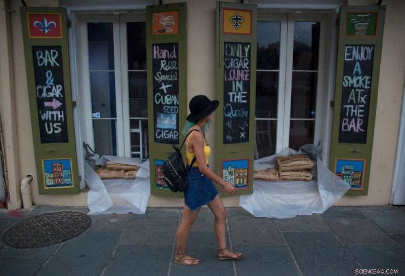 New Orleans Braces for Tropical Storm Barry with Sandbag Defenses
