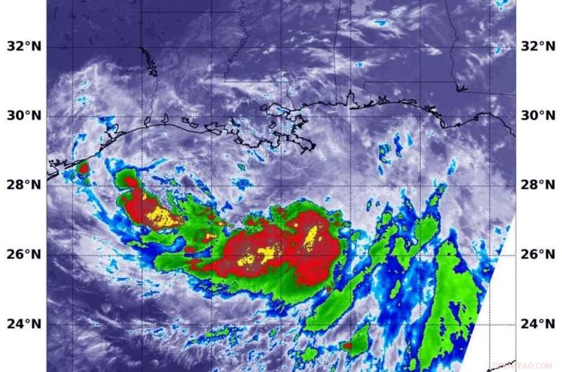 NASA Discovers Asymmetric Structure of Tropical Storm Barry