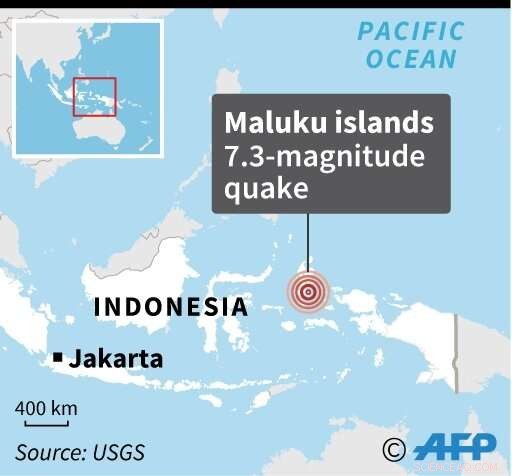 7.3-Magnitude Earthquake Strikes Remote Maluku Islands, Eastern Indonesia