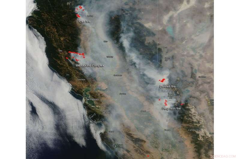 Study Strengthens Link Between Climate Change and California Wildfires