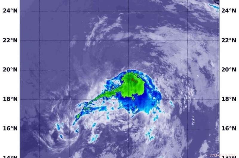 Suomi NPP Satellite Tracks Dissipation of Tropical Depression Dalila