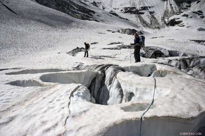 Alpine Glaciers Shrink, Rockfalls Rise—Clear Evidence of Climate Change