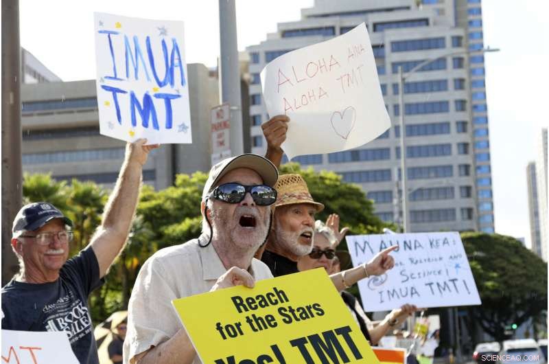 Supporters Rally to Back Hawaii s Thirty Meter Telescope Amid Protests