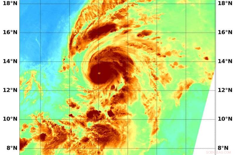 NASA Studies Water Vapor in First Central Pacific Hurricane