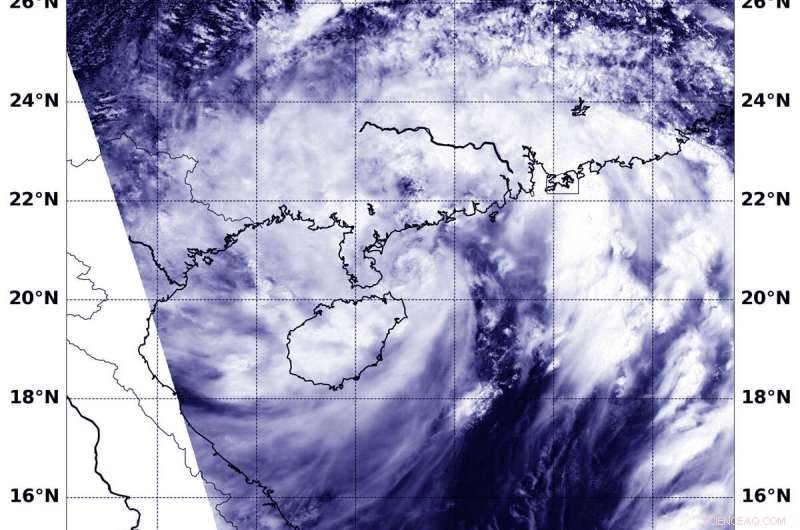 NASA’s Aqua Satellite Tracks Tropical Storm Wipha Near China Coast