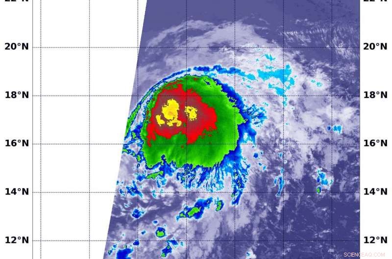 NASA Monitors Tropical Storm Flossie as It Heads Toward Central Pacific