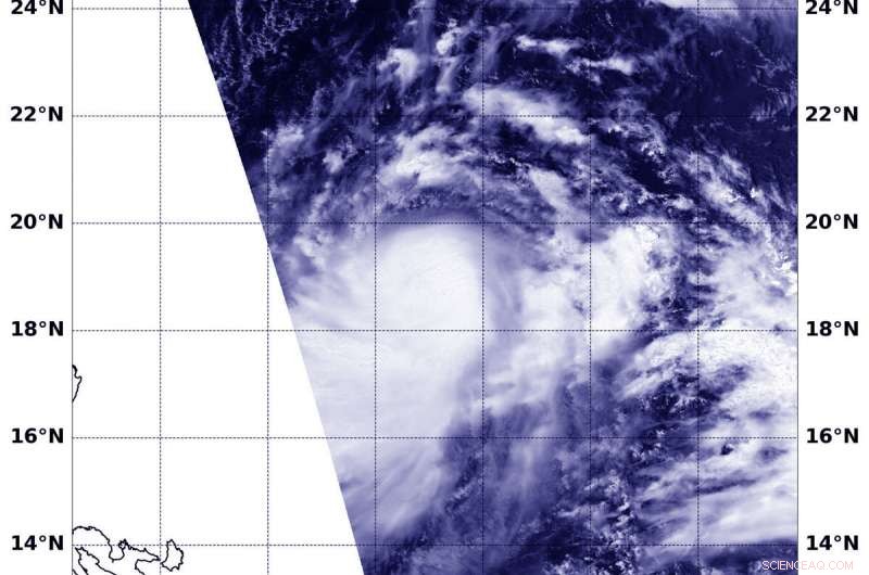 NASA Satellite Detects Powerful Storms Encircling Lekima’s Core