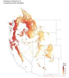 Research Predicts Rising Frequency of Consecutive Low Snow Years Across Western United States