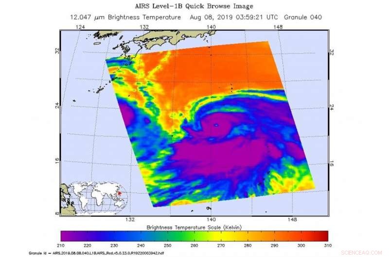NASA’s Aqua Satellite Reveals a Large, Ragged Eye in Typhoon Krosa