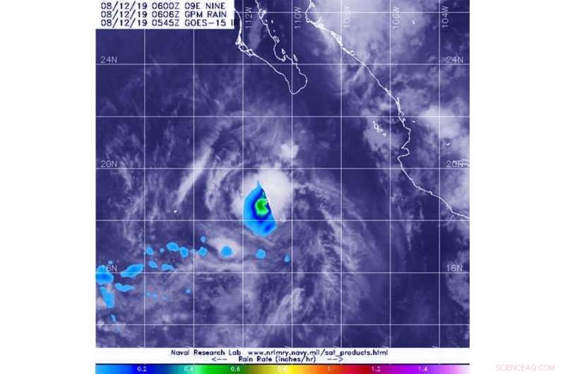 NASA Quantifies Intense Rainfall in Tropical Storm Henrietta