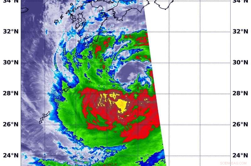 NASA Tracks Tropical Storm Krosa as It Approaches Landfall in Southern Japan