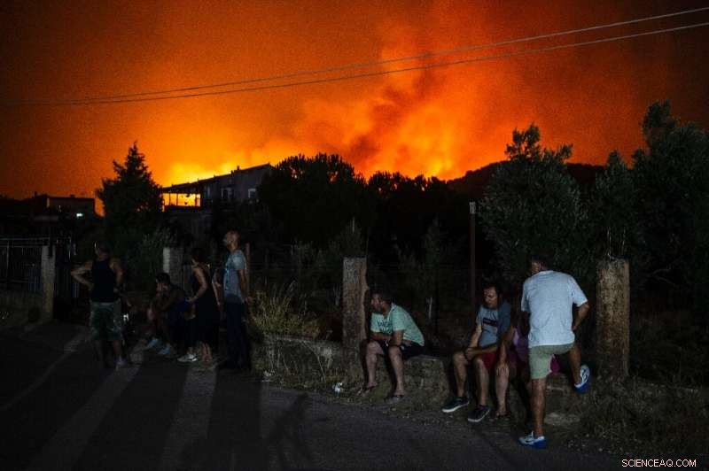 Massive Wildfire Ravages Evia Island, Threatening Ecosystems