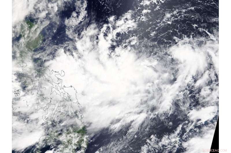 NASA Detects Formation of Tropical Depression Bailu East of the Philippines