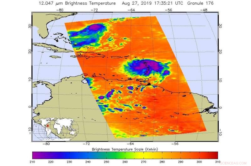 NASA Reports Heavy Rain Risk for Tropical Storm Dorian