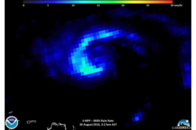 NASA Satellites Monitor Hurricane Dorian’s Rise to Category 3