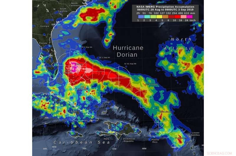 NASA s IMERG Provides Precise Rainfall Estimates for Hurricane Dorian