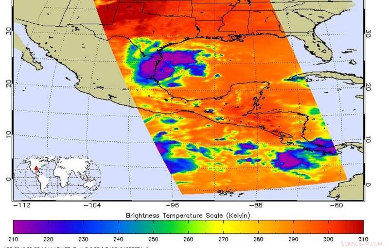 NASA Uses Satellite Data to Assess Tropical Storm Fernand s Power Ahead of Landfall
