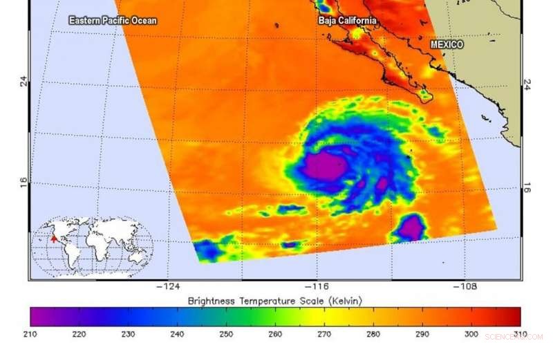 NASA Satellite Tracks Hurricane Juliette Over Mexico’s Socorro Island