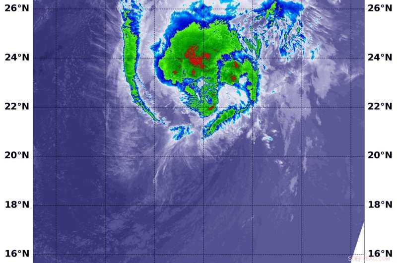 NASA-NOAA Satellite Detects Wind Shear Accelerating Tropical Storm Gabrielle