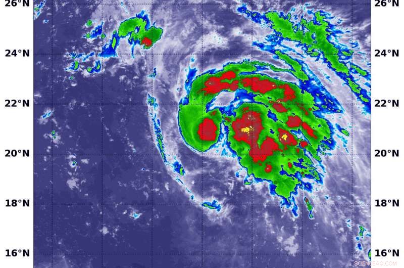 NASA Captures Infrared Image of Tropical Storm Faxai as It Receives Official Name