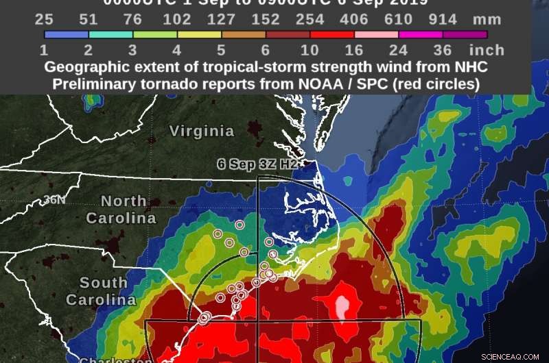 NASA Analyzes Dorian s Rainfall and Temperatures Along the Carolina Coast