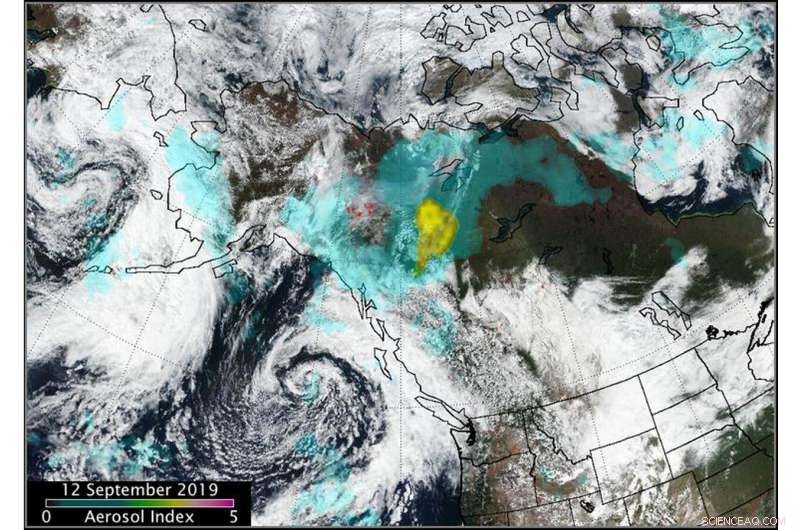 NASA NOAA’s Suomi NPP Satellite Tracks Fires and Smoke Across Two Continents