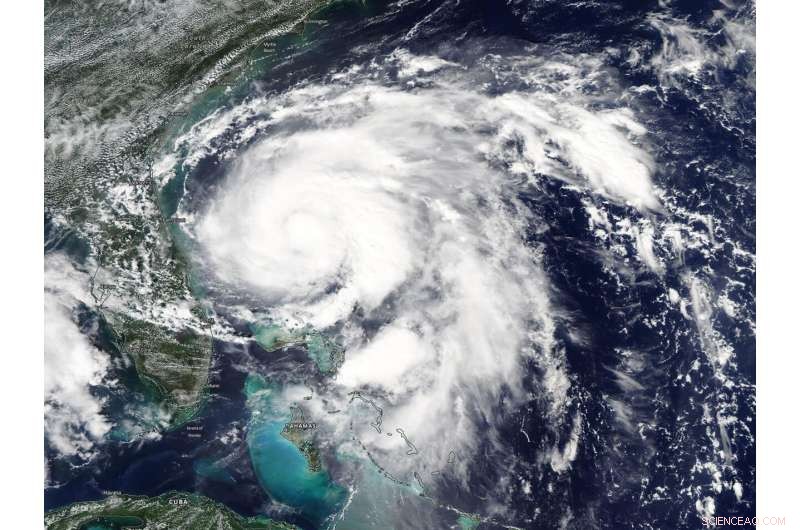 NASA Observes Tropical Storm Humberto Intensifying off Florida s Coast