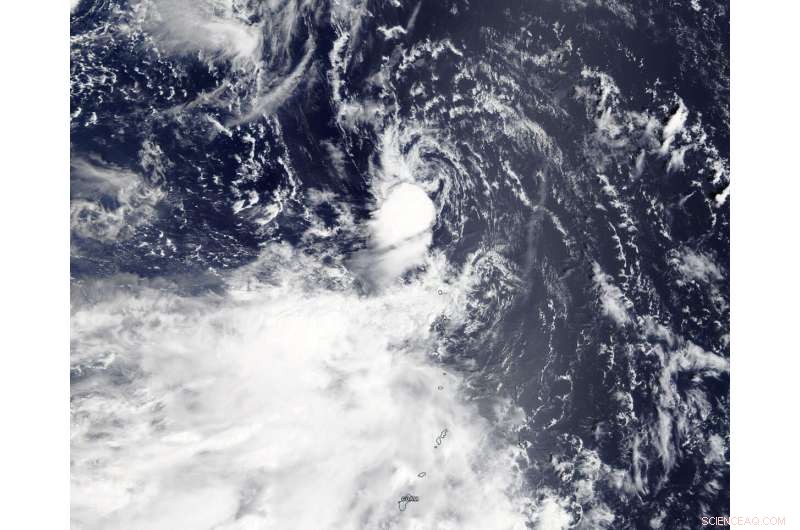 NASA Observes Dissipation of Tropical Depression Peipah