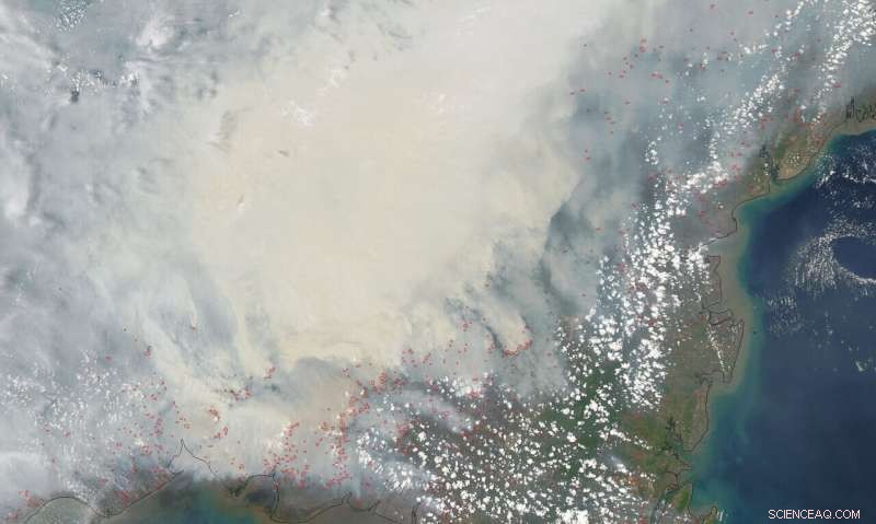 Satellite Data Reveals Fire Susceptibility in Peatlands