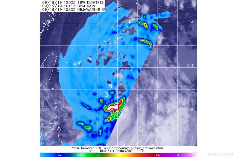 NASA Studies Intense Rainfall in Tropical Storm Tapah