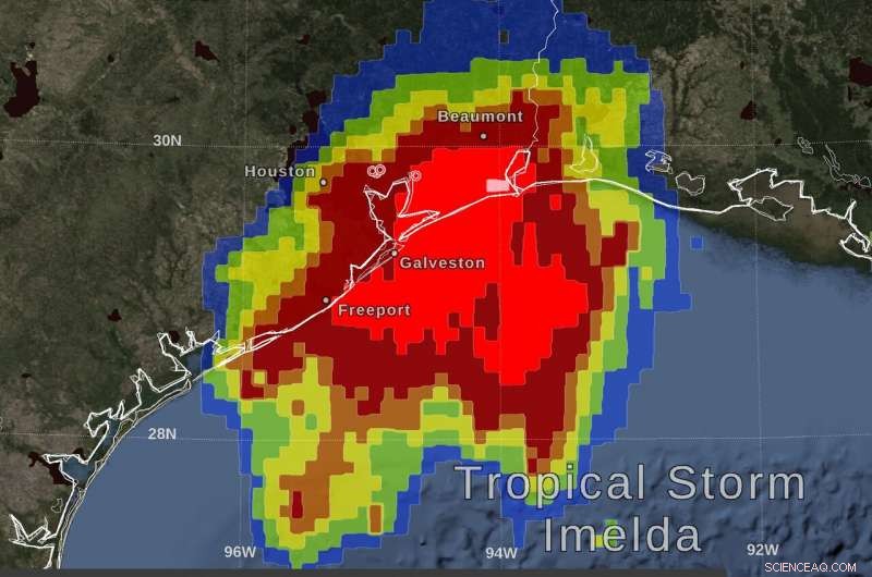 NASA Projects Record-Breaking Texas Rainfall from Tropical Depression Imelda