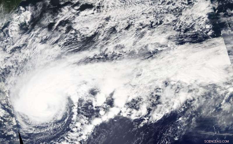 NASA Satellite Data Reveals Structural Shift in Hurricane Humberto