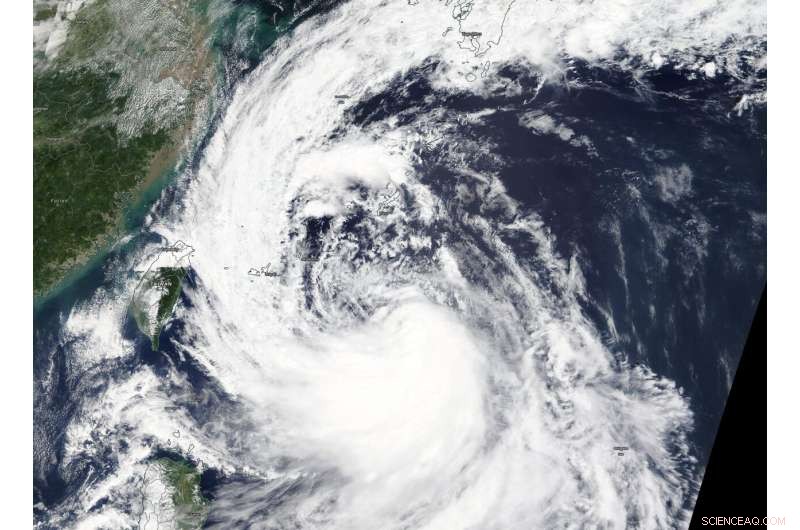 NASA Captures Stunning Tail of Tropical Storm Tapah