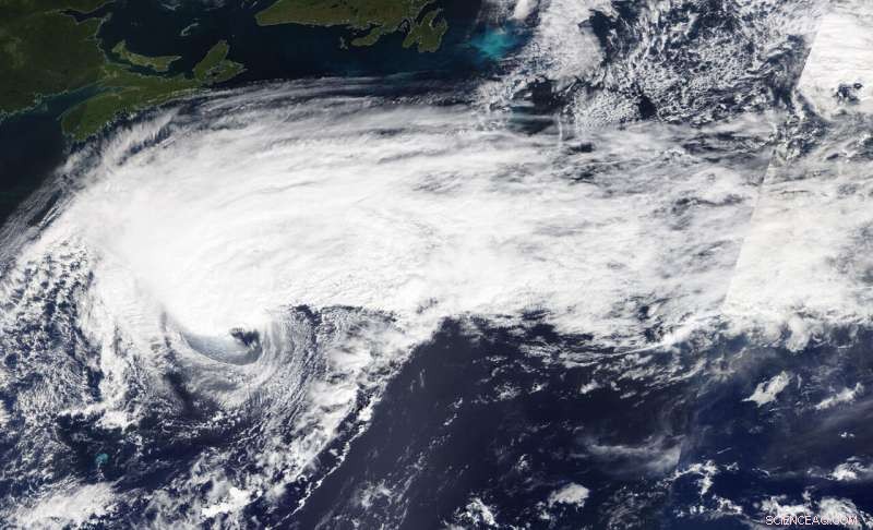 NASA Data Confirms Hurricane Humberto Transitioned to Post-Tropical Cyclone