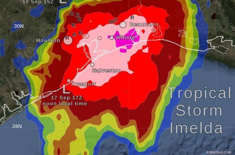 NASA Estimates Over 24 Inches of Rain from Tropical Storm Imelda
