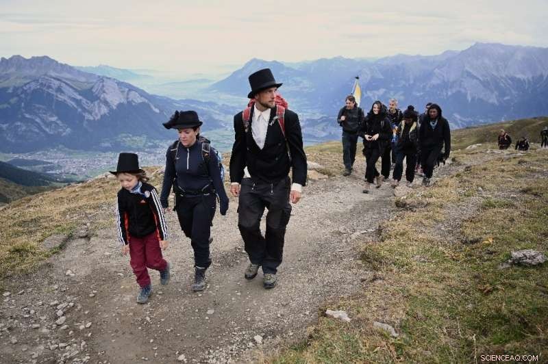 Swiss Raise Awareness with Vigil for Vanishing Glacier