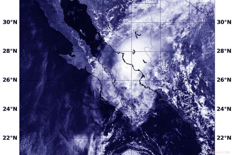 NASA Tracks Tropical Storm Lorena s Landfall Approach in Northwestern Mexico