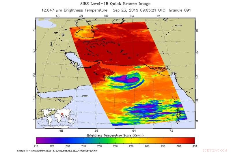 NASA Identifies Heavy Rain Risk in Tropical Storm Hikaa