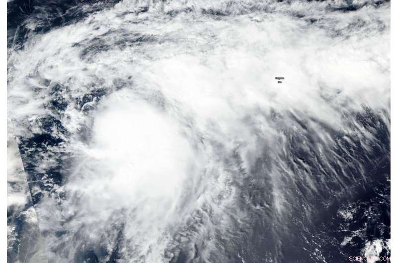 NASA Satellite Images Reveal Wind Shear Impacting Tropical Storm Jerry