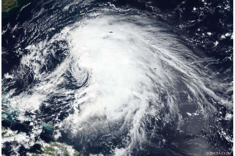 NASA‑NOAA Satellite Reveals Wind Shear Weakening Tropical Storm Jerry