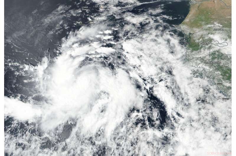 NASA‑NOAA Satellite Observes Organizing Tropical Storm Lorenzo