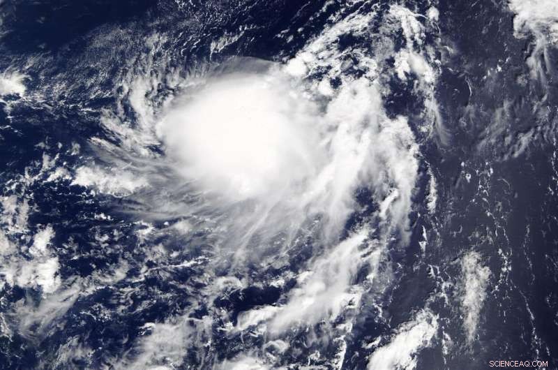 NASA Identifies Powerful Western Sector of Tropical Storm Karen