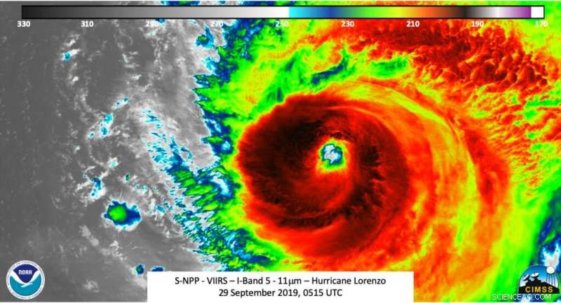 Suomi NPP Satellite Delivers In-Depth Analysis of Record-Setting Hurricane Lorenzo