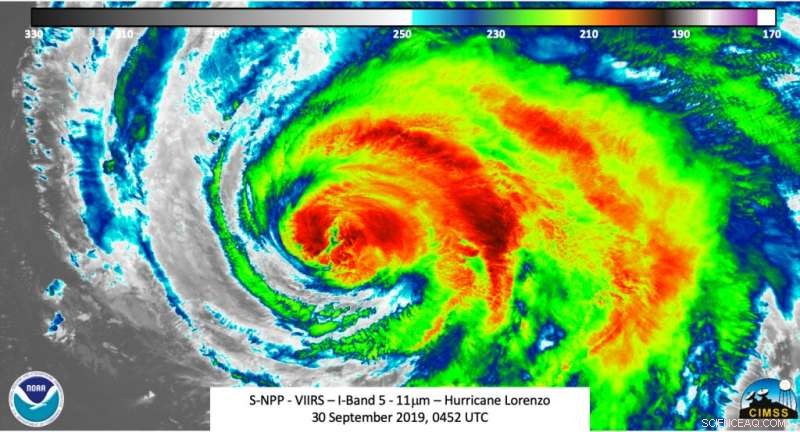 Suomi NPP Satellite Delivers In-Depth Analysis of Record-Setting Hurricane Lorenzo
